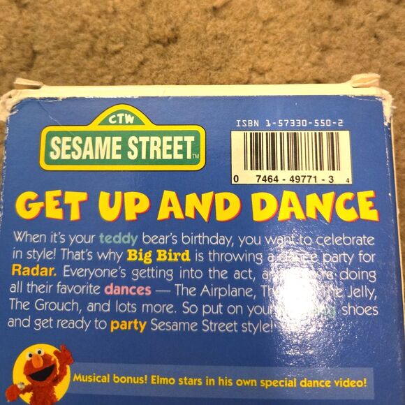 Sesame Street – Get Up and Dance VHS 1997 Big Bird - Picture 6 of 7